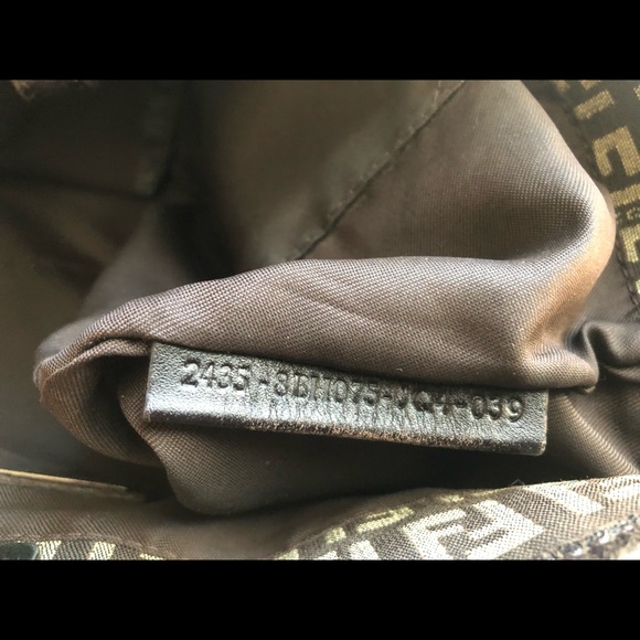 Authentic Fendi Zucchino tote bag - Picture 11 of 13